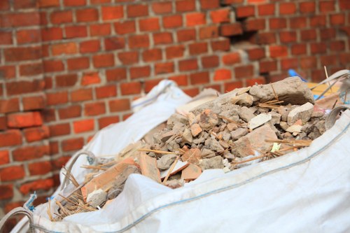Various types of waste collected for removal in Barkingside