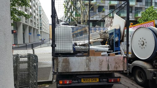 Assessing items for donation and recycling in Barkingside home clearance